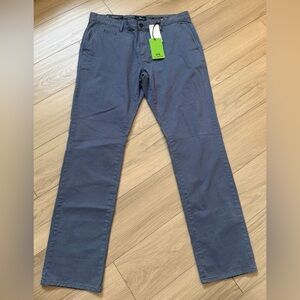 NWT La Martina Blue Straight Cotton Stretch Chino 36x33. $255 NEW